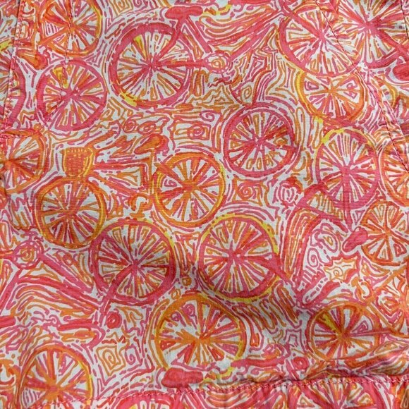 Lilly Pulitzer Women's Shorts Ten Speed Bike Print Size 6 - Picture 3 of 6